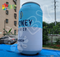 Bouteille de jus géante gonflable publicitaire extérieure personnalisée en vente pour la promotion