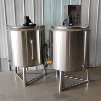 Usine en gros 10 - 1000L Sauce au jaune d'oeuf Machine de pasteurisation de jus de lait avec une haute efficacité
