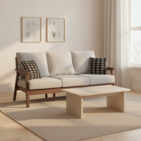 Canapé d'extérieur modulable moderne pour villa, résistant aux intempéries, écologique, faible entretien, sans peinture ni teinture |   Grise de qualité commerciale