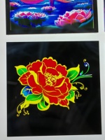 Proyectores Publicitarios LED RGB Azules Personalizados con Logotipo Gobo Chroma, Tipo Lámina, IP66, Acero Inoxidable, Alto CRI 90, Garantía de 2 Años