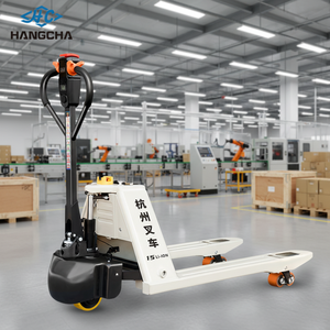 Transpaleteira Elétrica Hangcha 2000kg Certificada CE ISO para Indústrias de Varejo e Restaurantes e Oficinas de Reparação de Máquinas - Product Image 1