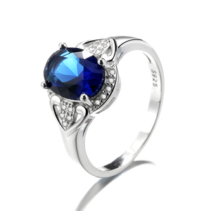 Nuovo Design di <span class=keywords><strong>Anello</strong></span> di Fidanzamento in Argento Puro 925 per Ragazze - Product Image 6