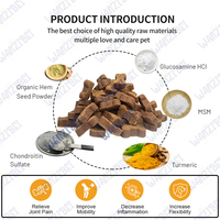 Friandises à mâcher pour animaux de compagnie en marque privée, complément pour les hanches et les articulations, avec glucosamine et MSM, soulage la raideur et les douleurs pour les chiens et les chats