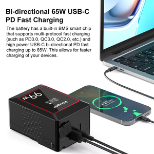 <span class=keywords><strong>Batterie</strong></span> V-Mount Mini KingMa 99Wh 6700mAh Li-ion V-Lock D-Tap USB pour Caméra Cinéma <span class=keywords><strong>BMPCC</strong></span> <span class=keywords><strong>4K</strong></span>/6K 14.8V Lithium en Stock - Product Image 5