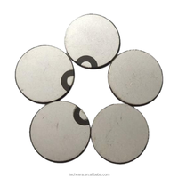 Perangkat kecantikan genggam, perangkat kecantikan genggam kompatibel dengan Diameter 10mm, ketebalan 1.05mm, 2MHz, 2000KHz, PZT-4, cakram keramik piezoelektrik, keramik 1.05mm