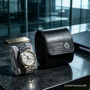 Personalized Luxury PU Leather Handmade Watch Travel Case Custom Laser Engrave Name <b>Romantic</b> <b>Gift</b> Boyfriend <b>Husband</b> Anniversary - Product Image 2