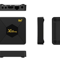 ATV-Interface X99pro Android 14.0 ANDROID TV Smart TV Box Compatible con Reproductor Multimedia BT 2.4G/5G Wifi