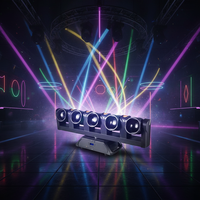 Éclairage de scène 5*80W RGBW 4 en 1, effet de barre oscillante pour DJ, discothèque, fête, concert, événement