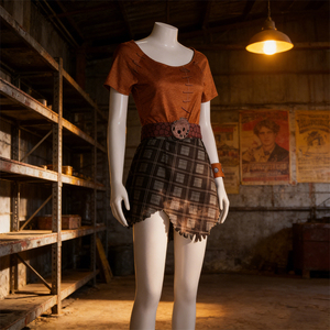 ชุดเสื้อกระโปรงสไตล์คนออร์คสำหรับผู้หญิง สำหรับงานฮาโลวีน งานคาร์นิวัล และคอสเพลย์ - Product Image 6