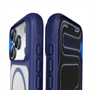เคสโทรศัพท์แบบด้านหรูหรา โปร่งแสง สำหรับ iPhone 17 12 13 Pro Max 16 15 14 Plus 17 Air รองรับการชาร์จไร้สายแบบแม่เหล็ก ป้องกันการกระแทก - Product Image 1