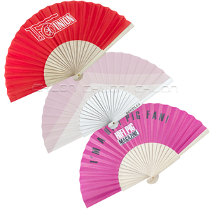 Abanico de <span class=keywords><strong>Mano</strong></span> Plegable de Madera para Boda Española al por Mayor con Impresión de Logotipo Personalizado para Promoción de Marca - Product Image 5