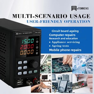 Mini <b>Switch</b> Programmable Power Supply <b>with</b> Adjustable 0-30V and 0-10A Output Single Output for Electronics - Product Image 5