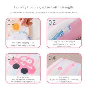 Bolsas de lavandería de malla de alta calidad, bolsas de lavado de poliéster, <span class=keywords><strong>bolsa</strong></span> de lavandería de red <span class=keywords><strong>para</strong></span> blusa, sujetador, <span class=keywords><strong>medias</strong></span>, ropa interior - Product Image 2