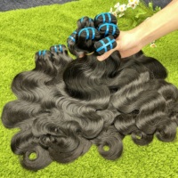 Lot de Cheveux Naturels Bruts Cambodgiens 15A, Provenant d'un Donneur Unique, Cuticules Alignées, Ondulés, Cheveux Humains Indiens Bruts, Vente en Gros