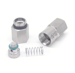 วาล์วกันกลับแบบสปริง BSPP NPT เกลียวใน วาล์วกันกลับแบบสปริง<span class=keywords><strong>โหลด</strong></span> สแตนเลส 304 วาล์วกันกลับสำหรับน้ำมันและก๊าซ - Product Image 6