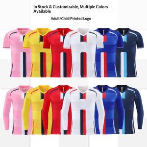 Uniforme de Fútbol Personalizado CE, Talla Grande, <span class=keywords><strong>Manga</strong></span> Larga/Corta, Jersey de Fútbol para Adultos y Niños, Uniforme de Entrenamiento Deportivo - Product Image 3