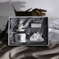 Ensemble cadeau de bougies parfumées de luxe OEM, emballage personnalisé, décoration d'intérieur, tablette de cire de gypse, parfum d'ambiance