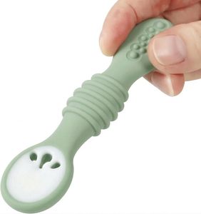 Juego de 7 Cucharas de Silicona para Bebé, Libres de BPA, de Grado Alimenticio, Suaves, para el Alimentación Complementaria, Primera Etapa de Alimentación - Product Image 2