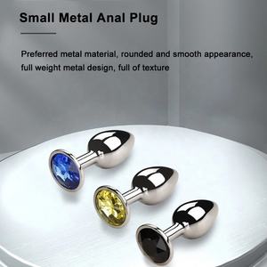 Original Luxus 3-teilige Edelstahl Anal Butt Plug Set Unisex Fetisch Schmuck Design für Anal Masturbation Sexspielzeug - Product Image 4