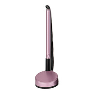 Stylos permanents en plastique à encre gel personnalisés pour bureau, avec base adhésive pour banque, entreprise, école - 6 couleurs