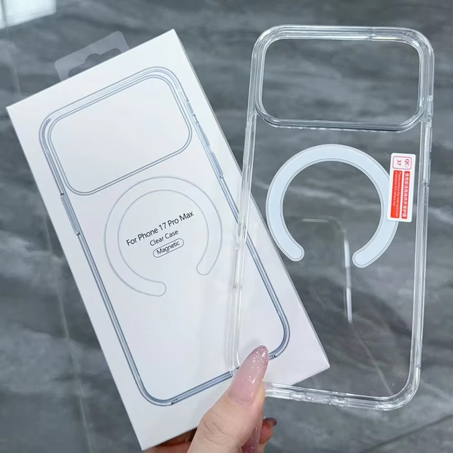 JOYPORODO C010 Magnetic Shockproof Clear Transparent Phone Case for iPhone 17 Pro Max Mobile Cover for Samsung Coque Telephone