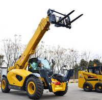 Chariot télescopique XC6-3514 de 3,5 tonnes et 14 m pour l'empilage de conteneurs vides des entreprises logistiques des Émirats arabes unis