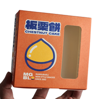 Boîte d'emballage pliable en papier pour mini-plats à emporter, mini-dim sum, desserts, aliments, personnalisable en gros avec logo