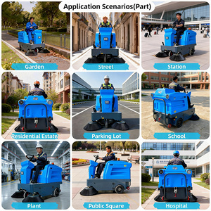Machine <span class=keywords><strong>de</strong></span> nettoyage <span class=keywords><strong>de</strong></span> sols autopropulsée Cophilo, alimentée par batterie, 48V, <span class=keywords><strong>pour</strong></span> usage commercial/industriel, intérieur/extérieur - Product Image 2