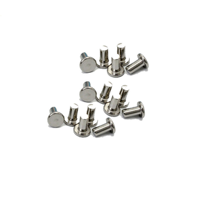 Rivets semi-tubulaires en acier et aluminium, plusieurs diamètres, grand stock, matériau en fer - Product Image 1