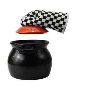 Gants de four carrés épaissis anti-brûlure pour micro-ondes, résistants aux hautes températures, en coton et lin pour la cuisson - Product Image 3