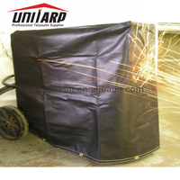 Bâche en PVC imperméable anti-UV, housse de protection pour machine d'extérieur, housse de palette IBC avec fermeture éclair