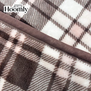 Hoomly Classical British Style Plaid Printing Twin Queen King Size Flannel <strong>Fleece</strong> Throw Blanket For Baby Adults Home <strong>Bedding</strong> - Product Image 5