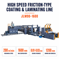Machine de laminage électrique pour revêtement PE PP JLM90-1600, papier, feuille d'aluminium, tissu non tissé, film d'emballage 1600 mm