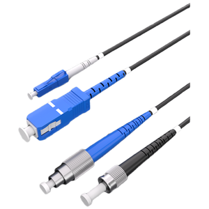 Câble de brassage <span class=keywords><strong>fibre</strong></span> <span class=keywords><strong>optique</strong></span> blindé industriel personnalisé 1 2 4 6 8 12 24 fibres monomodes (OS2) LC/SC/ST/FC/LSH/MTP/IP67/ODC/YZC TPU - Product Image 5