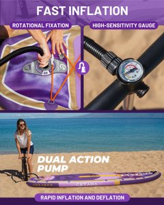 Tabla de Paddle Surf Inflable al por Mayor Unisex con Material Drop Stitch para Aguas Oceánicas, Construcción CT07 Diseñada para - Product Image 5