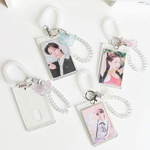 <b>Custom</b> Idol Photocard Keyring Acrylic Photocard Holder <b>Keychain</b> - Product Image 3