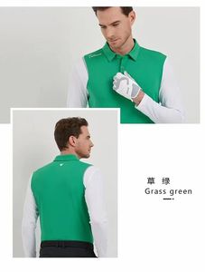 Camisa de Golf para <span class=keywords><strong>hombre</strong></span>, <span class=keywords><strong>Polo</strong></span> de <span class=keywords><strong>manga</strong></span> <span class=keywords><strong>larga</strong></span> con cremallera, camisas atléticas ajustadas de secado rápido para senderismo, 1/4 - Product Image 6