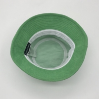 Serviette éponge verte chapeaux seau Bandana fourrure luxe extra et grand chapeau seau avec sac à main assorti chapeau de pêcheur