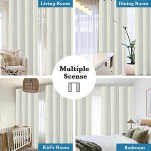 OWENIE riduzione del rumore e dell'efficienza energetica tendaggi per finestre per camera <span class=keywords><strong>da</strong></span> letto/soggiorno, 100% oscuranti tende per finestre - Product Image 4