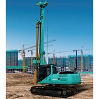 Nouvelle plateforme de forage rotative Diesel SWDM200H avec boîte de vitesses et pompe, profondeur maximale de 64 m pour les projets de construction