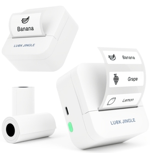 May mắn Jingle 58mm 2inch Sticker điện thoại di động <span class=keywords><strong>Mini</strong></span> Pocket Máy in nhiệt Bluetooth inkless <span class=keywords><strong>Mini</strong></span> Máy in nhãn Túi Máy in ảnh - Product Image 2