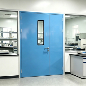 Porte à ouverture latérale pour couloir propre, portes médicales pour laboratoire, salle de bloc opératoire propre, atelier et laboratoire - Product Image 4