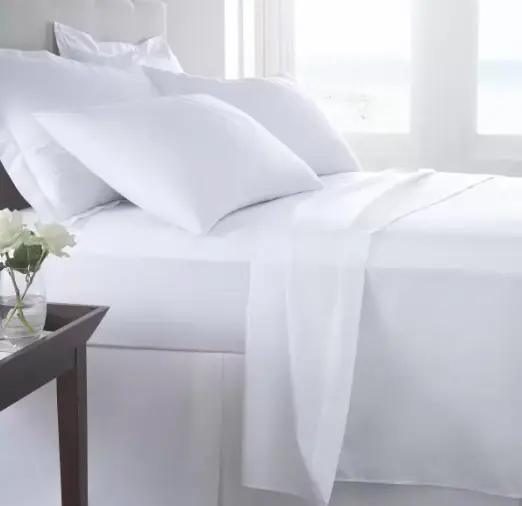 Otel nevresim takımı ekonomik 100% türk pamuk toptan otel tekstil beyaz 4 adet nevresim yatak çarşaf kılıfı yastık kılıfı