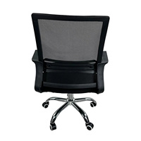 Chaise de bureau exécutive inclinable à 360° en maille, pour conférences et réunions, base métallique ergonomique robuste et durable, très vendue au Brésil