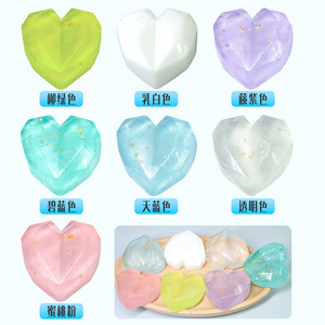 Jabón Artesanal en Forma de Corazón con Aroma a Flor de Cerezo, Regalo de Boda, Recuerdo, Jabón con Aceite Esencial - Product Image 5