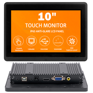 Ban đầu 10.1 inch màn hình <span class=keywords><strong>LCD</strong></span> ánh sáng mặt trời có thể đọc được công nghiệp <span class=keywords><strong>HMI</strong></span> Ngoài Trời cảm ứng đa cảm ứng điện dung màn hình Màn hình - Product Image 1
