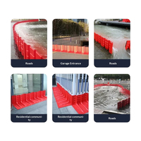 Barrière anti-inondation mobile en plastique ABS en forme de L, prix de gros, facile à installer, barrière de contrôle des inondations d'urgence