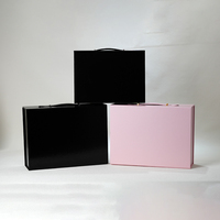 Boîte cadeau de luxe personnalisée à fermeture magnétique, boîte cadeau rigide en papier à couvercle rabattable pour sérum de soin de la peau, cosmétiques UV, perruque