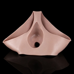 NNSX Funda realista hueca de silicona para pene con correa para hombres, para retrasar la eyaculación, extender y agrandar el pene, cubierta de silicona para el pene masculino, juguete sexual. - Product Image 4