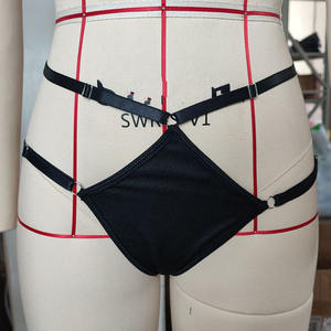 Tangas Damesonderbroek Dames G-Strings Vrouwelijk Ondergoed Lingerie Sexy Strings Met Roestvrijstalen Kettingen S-L Lage T-Back - Product Image 4